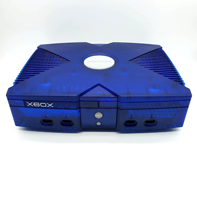 Original Microsoft Xbox Console Ice Blue Halo 2 Canadian Edition