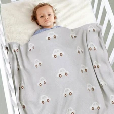 Baby Blankets Boy Girl Swaddle Wrap100*80cm Infant Stroller Nursery Quilts