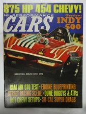 BACK ISSUE HI-PERFORMANCE CARS MAGAZINE JULY 1970, LIONS GARLITS BLOWUP, RAM AIR