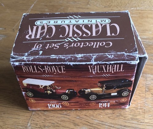 Juego de miniaturas de autos clásicos Readers Digest Collectors 1989 6 automóviles con caja - Imagen 2 de 11