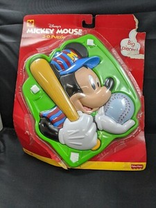 Fisher Price Mickey Mouse 3-D puzzle, used with retail package. | eBay