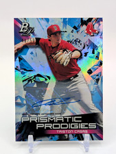 Triston Casas 2019 Bowman Platinum PRISMATIC PRODIGIES AUTO #'D /50 ROOKIE RC
