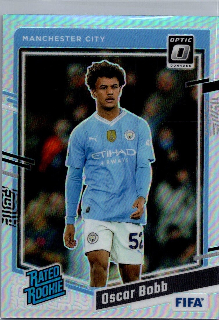 2023-24 Panini Donruss FIFA Optic Holo Rated Rookie #178 Oscar Bobb (RC)
