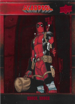 2019 UD DEADPOOL HUGE MINI MASTER SET -FULL BASE WITH MAIN INSERTS,BLK,SVR,HI