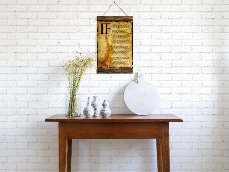 IF Poem Art Print IF Poem by Rudyard Kipling If Poem Wall Art If you can If - Image 3 of 4