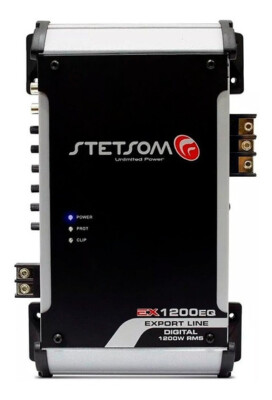 Stetsom EX1200Q 2ohm Amplificador Equalizador 1.2K Amp HD Bass