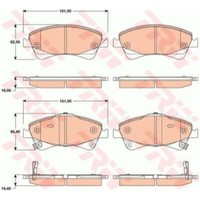 TRW BremsbeläGe GDB3479 BremsklöTze FüR Toyota Avensis Kombi _T27_