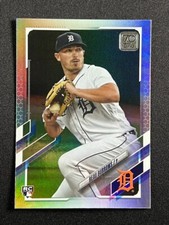2021 Topps Series 1 Beau Burrows #123 Rookie Rainbow Foil SP Detroit Tigers