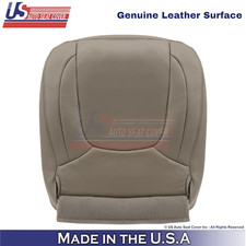 2004-2005 For Dodge Ram 2500 Laramie Leather Driver Bottom Seat Cover Taupe