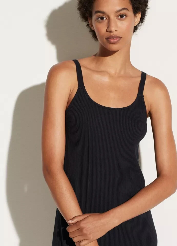 vince rib camisole dress Vince | Dresses | Vince Rib Scoop Neck Camisole Dress In Navy Blue