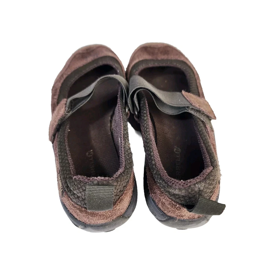 Merrell Jungle Moc Sport Mary Jane Girls Brown Suede Mary Jane Shoes Size 13w - Image 4 of 4