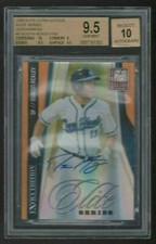 DUSTIN ACKLEY 2009 Donruss Elite Series AUTO #025/100 BGS 9.5 GEM MINT w/10 AU
