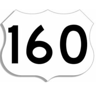 8cm 2xAufkleber Sticker Ado US Highway Route Sign F960