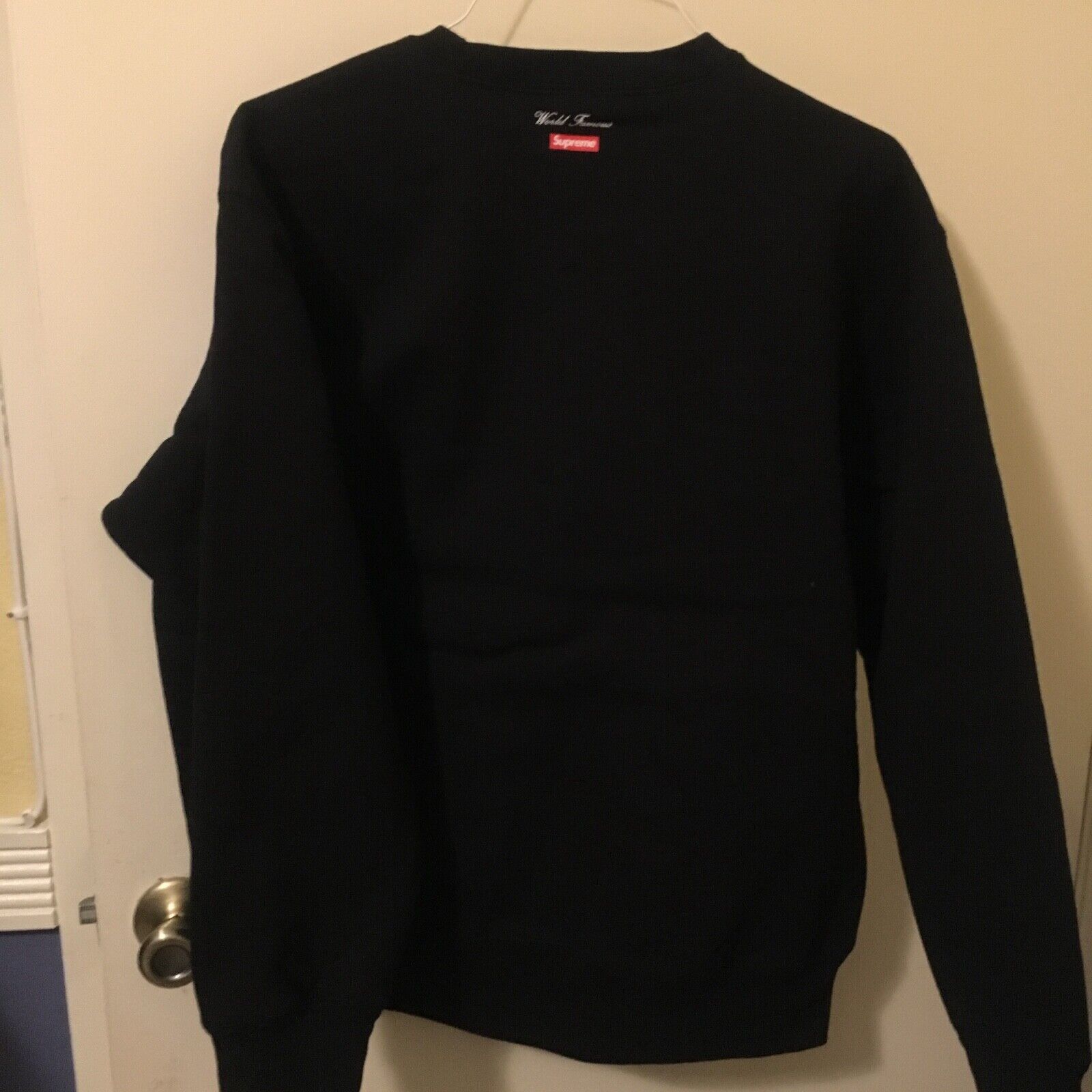 Supreme Aerial Crewneck Black Size Medium