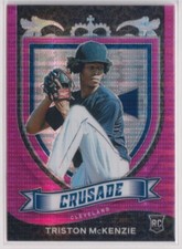 2021 Panini Crusade Pink Pulsar #2 Triston McKenzie RC