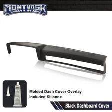 Dash Pad Cover Black Fit For 1981-1991 Chevrolet GMC C/K/R/V Truck/SUV Pickup