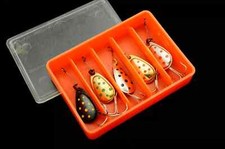 VINTAGE set fishing lures SOVIET CENTRE PIN FISHING metal bait