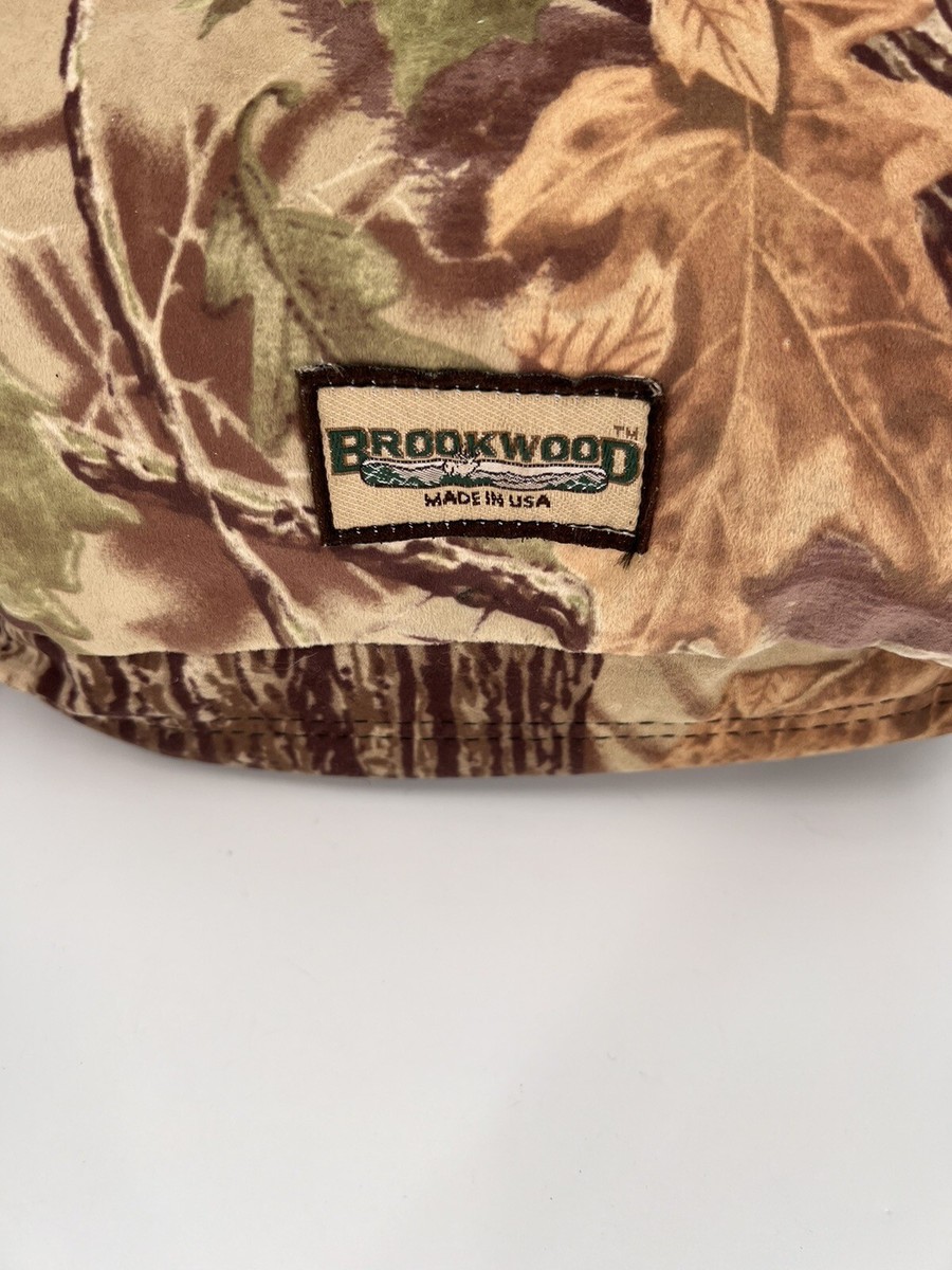 Vintage Brookwood Made In USA Field Bag with Straps Mossy Oak 11