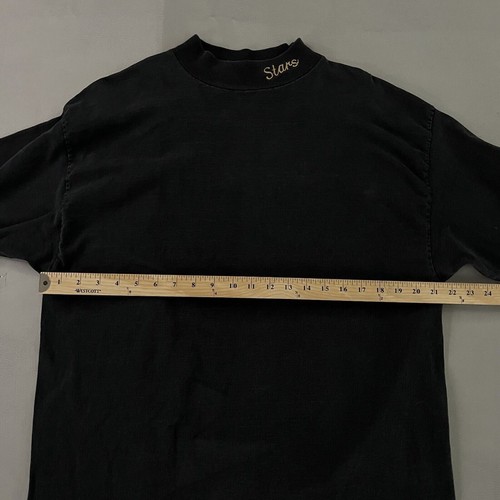 VTG Dallas Stars Men Black Logo Athletic 7 Dallas Stars Mock Neck Shirt-XL-5403 - Picture 8 of 12
