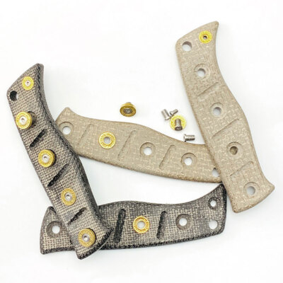 Custom Micarta Handles Grip Scales For Benchmade 375 Fixed Adamas Folding Knife#