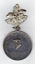 Hassfurt 1932 Silber Medaille dem Landes Meisterschützen