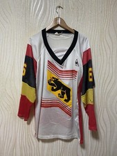 1984 1985 SC BERN HOCKEY SHIRT JERSEY LE COQ SPORTIF sz XL #6 MARK GIRARD MATCH