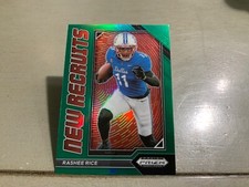 2023 PANINI DRAFT PICKS PRIZM FOOTBALL NEW RECRUITS GREEN RASHEE RICE