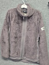 The North Face Women s Sweater XL Full Zip Mock Neck Sherpa Fleece Outdoor