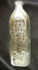 VINTAGE GLASS BABY BOTTLE "HAPPY BABY" EMBOSSED BABY BOY 8 OZ. FEEDING BOTTLE — photo 8