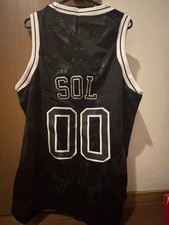 BIGBANG SOL TAEYANG Tank Top 00 Basket Ball Jersey Black Mesh Free Size K-pop