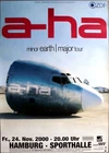 A-HA - 2000 - Live In Concert - Minor Earth/Major Tour - Poster - Hamburg