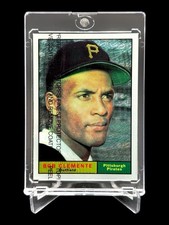 1998 Topps Finest ROBERTO CLEMENTE REPRINTS W/ COATING COMMEMORATIVE BOB HOF