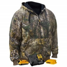 DEWALT DCHJ074D1-XL Realtree Xtra Camouflage Heated Hoodie, X-Large, Camouflage