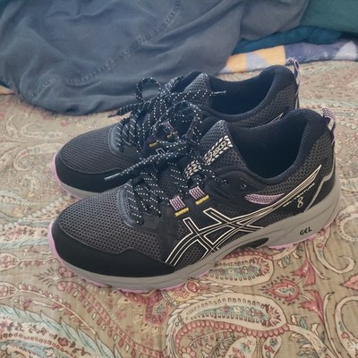 Size 7 - Asics Gel Venture 8 Women s Black Purple  Running Shoes Sneakers