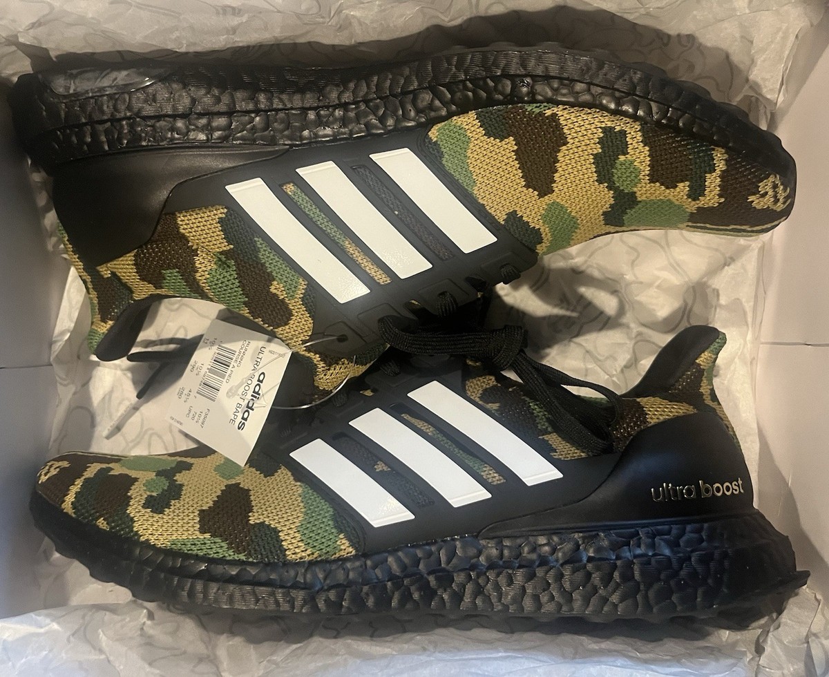 adidas Ultra Boost × A Bathing Ape Bape x Adidas Ultra Boost Review & On Feet - YouTube