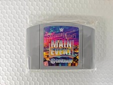 wwf Saturday night main event Game Cartridge For N64 USA Version