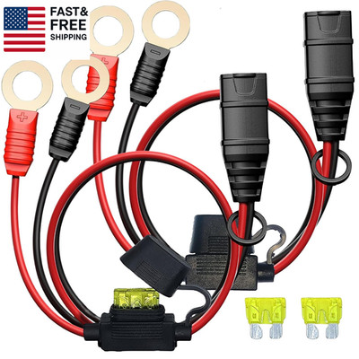 2 Pack GC008 X-Connect Fit for NOCO Battery Charger Accessories Cables,M10 (3/8I