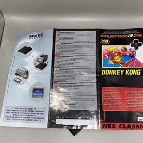 Donkey Kong Game Boy Advance NES classics GBA CIB damaged box 
