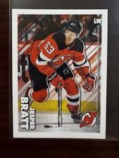 2022-23 Topps NHL Album Sticker #306 Jesper Bratt - New Jersey Devils