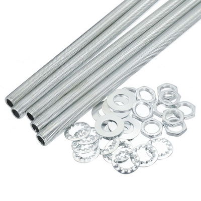 #ad #ad 35 Pack 11.8quot; Lamp Pipe Kit w Lock Nuts Washers 1 8IPThread Fasteners Assortment $15.87