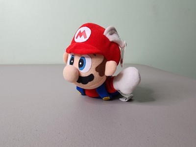 Vintage Nintendo 64 Super Mario Wing Cap Beanbag Plush Doll (BD&A, 1997) w/ Tag