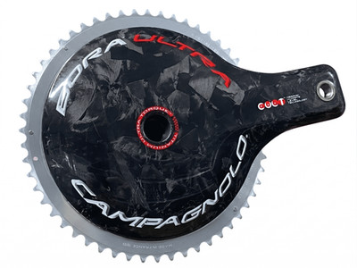 Campagnolo BORA ULTRA TT Kurbelgarnitur 170mm 56/44T 10S TA Kettenblatt gebra...