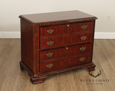 Hooker Furniture 'Seven Seas' Georgian Style Carved Mahogany File