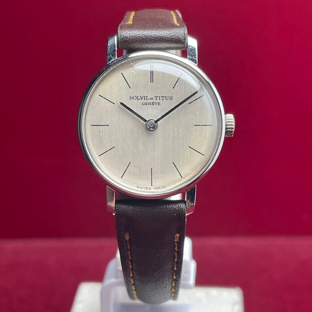 SOLVIL et TIT Rare Linen Dial Watch Collection image 4