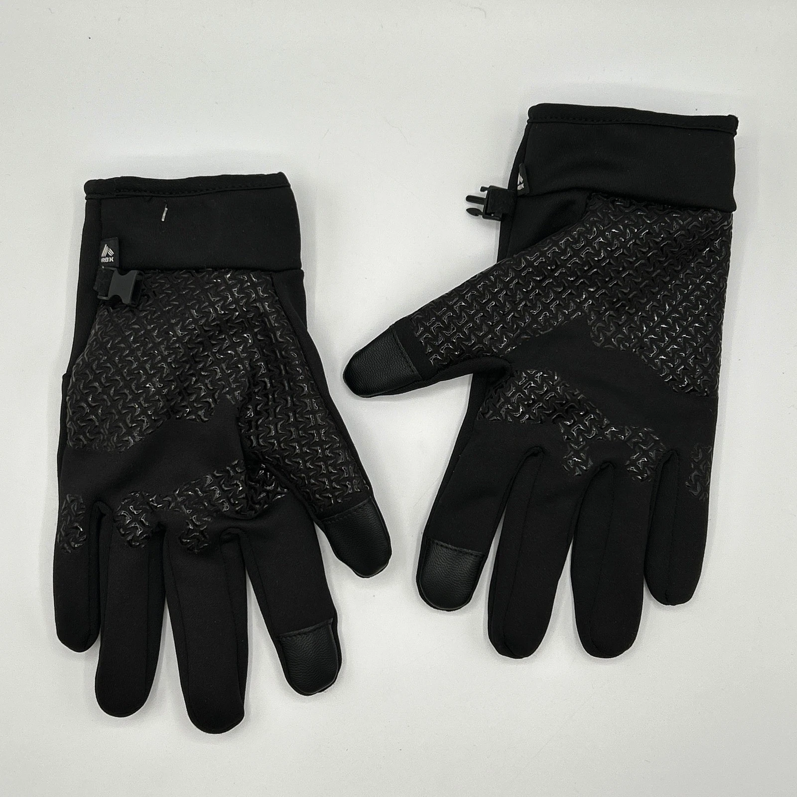 RBX Black Fleece Lined Athletic Tech Touchscreen Running Gloves Women L/XL NWOT