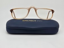 Luxottica 3502 Crystal Brown Eyeglasses Frame w/ Flexhinge and Case Italy 52mm