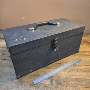 GORGEOUS Vintage KENNEDY Machinist Steel Tool Box Chest & Tray Cabinet ☆USA