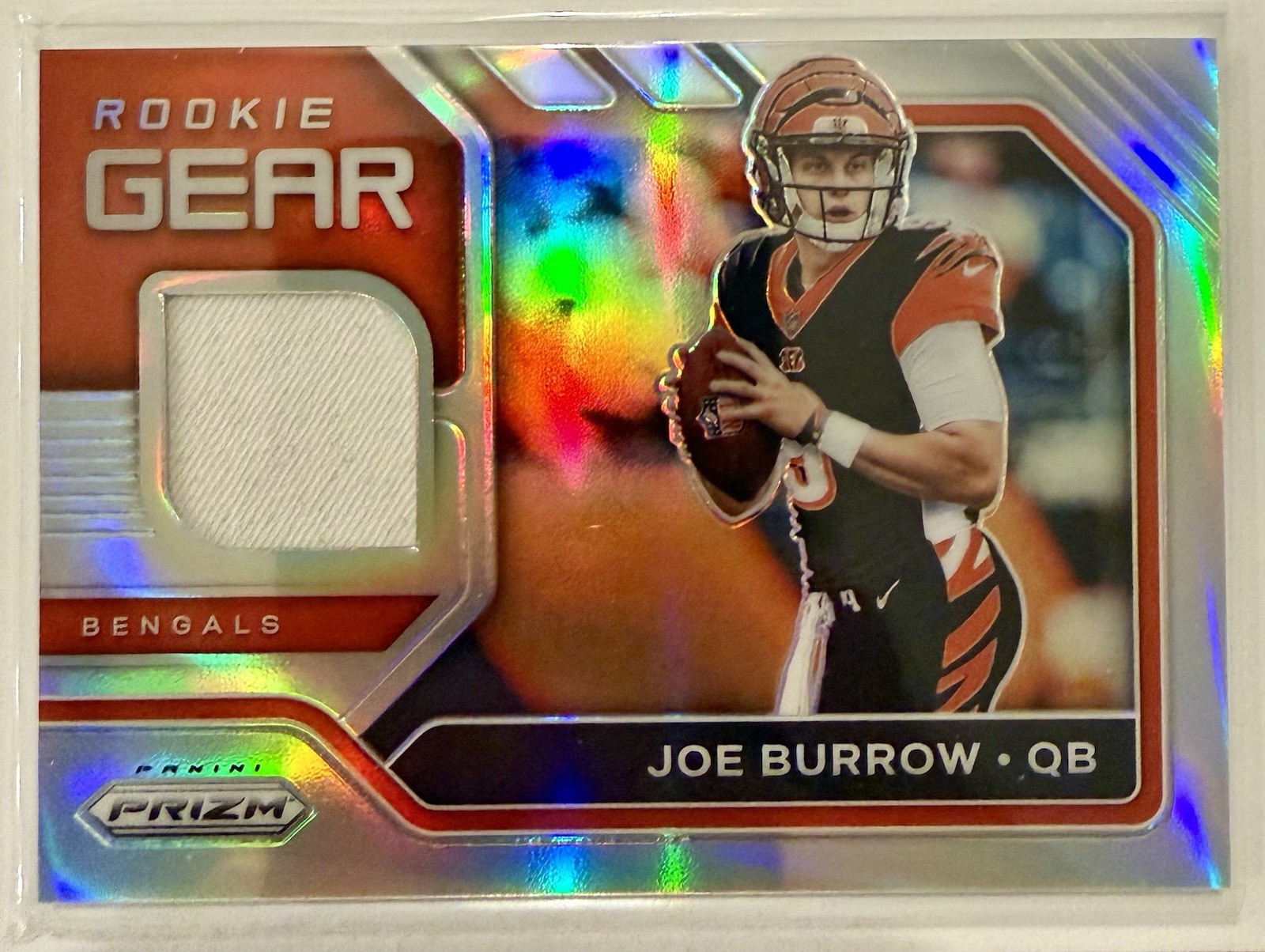 2020 Panini Prizm Joe Burrow #1 Rookie Gear