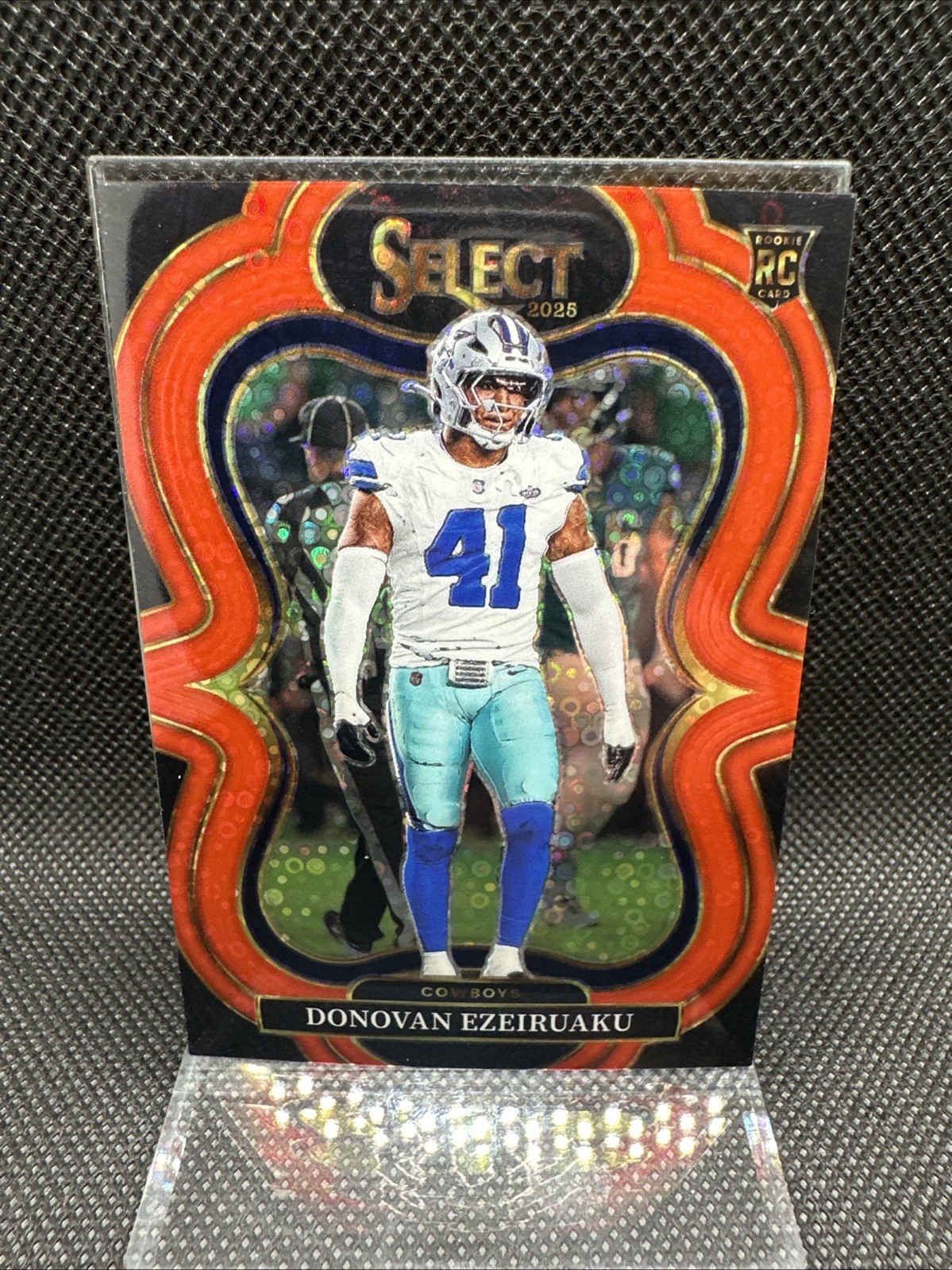 2025 Panini Select Donovan Ezeiruaku RC #397 Suite Level Red Prizm /49 Cowboys