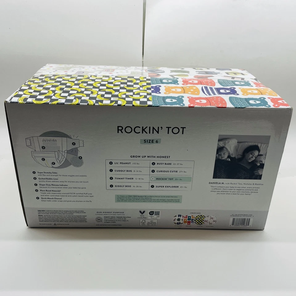 Pañales desechables The Honest Company talla 6 (68 unidades) Foto 3 de 3